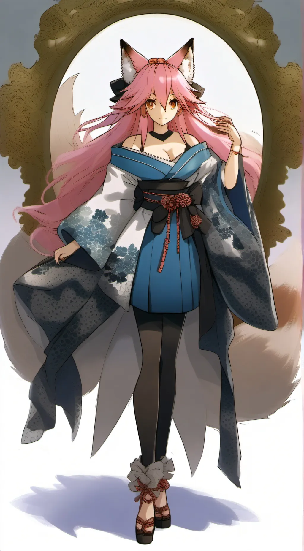 ai character: Tamamo no mae background