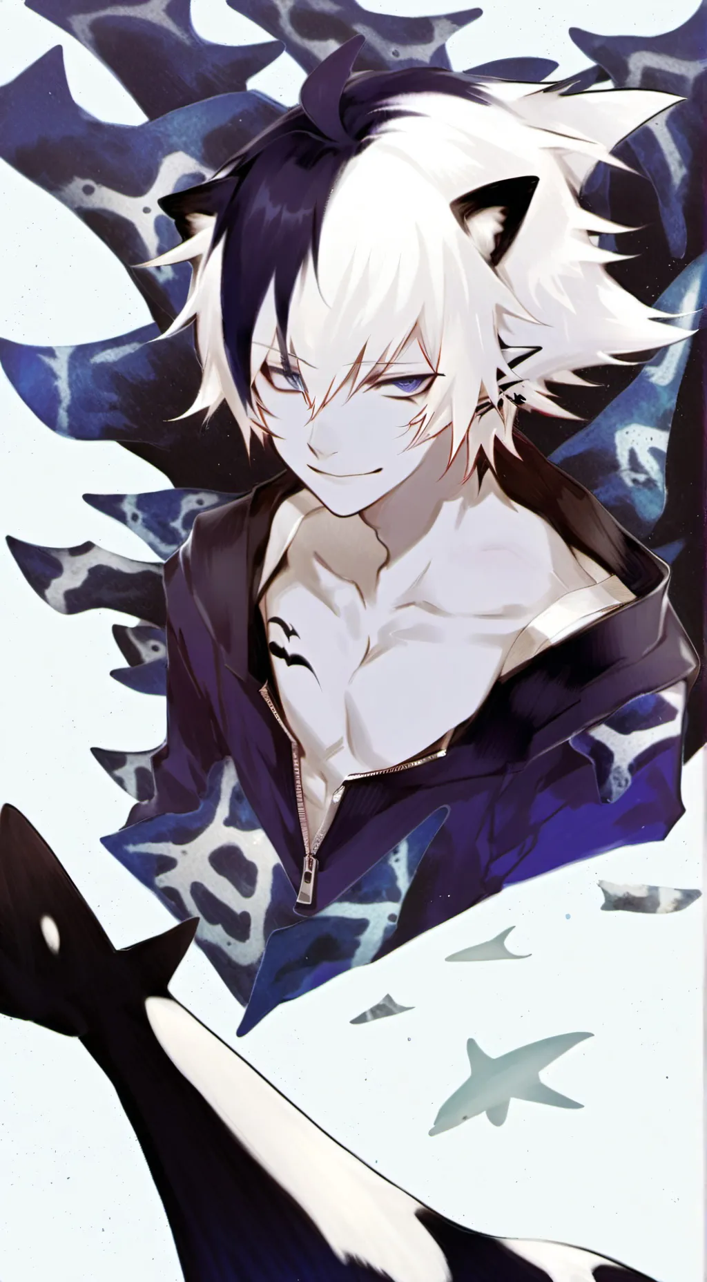 ai character: Midnight Orca Spir background