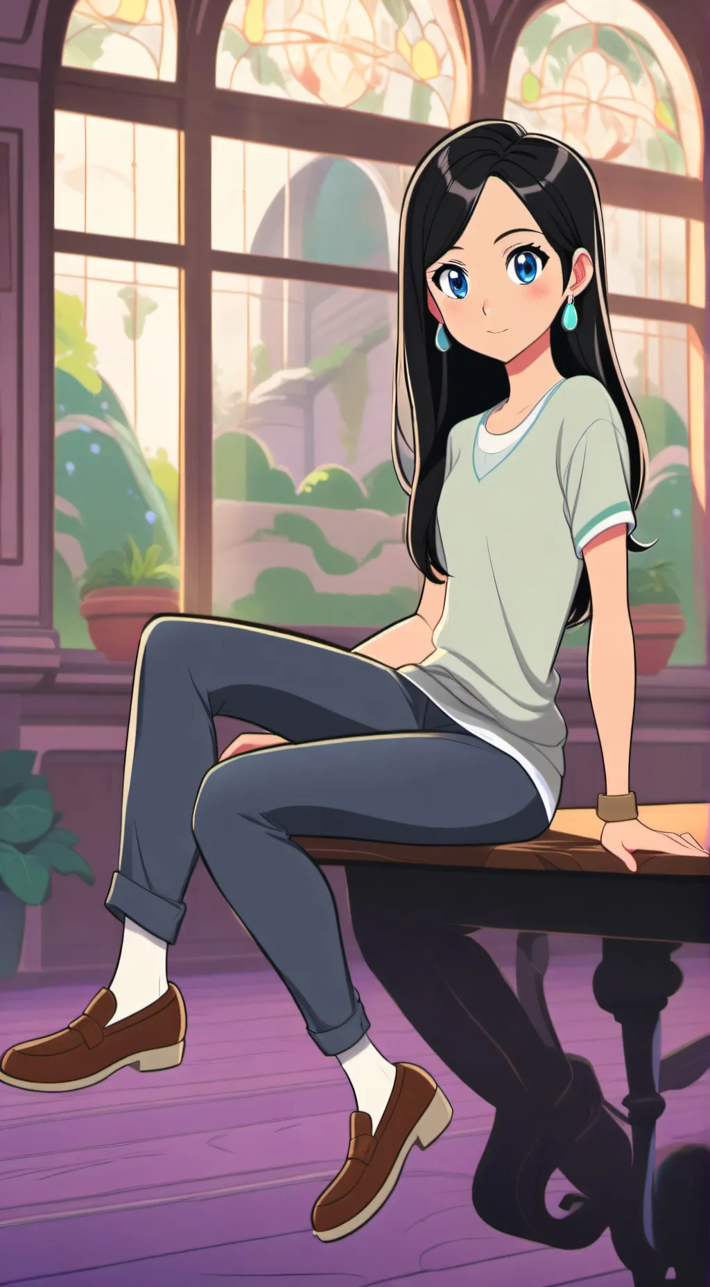 ai character: Katrín 🇮🇸 background