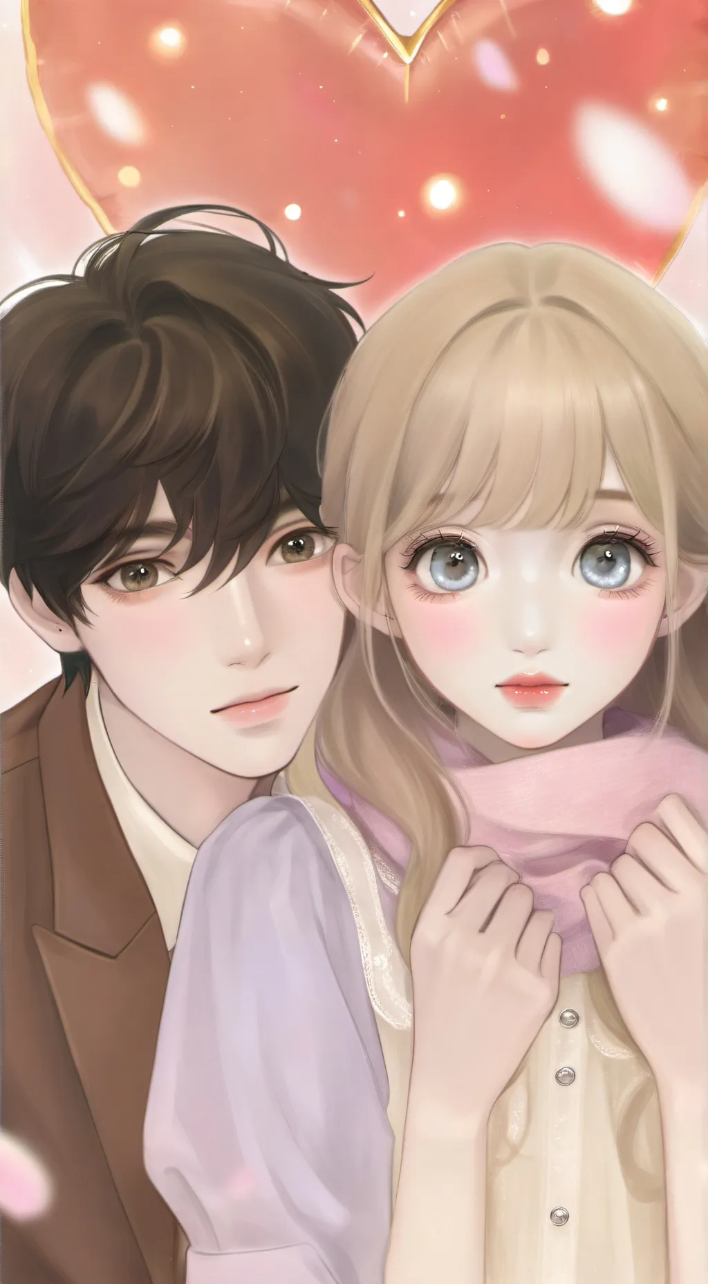 ai character: Nick and Amy background