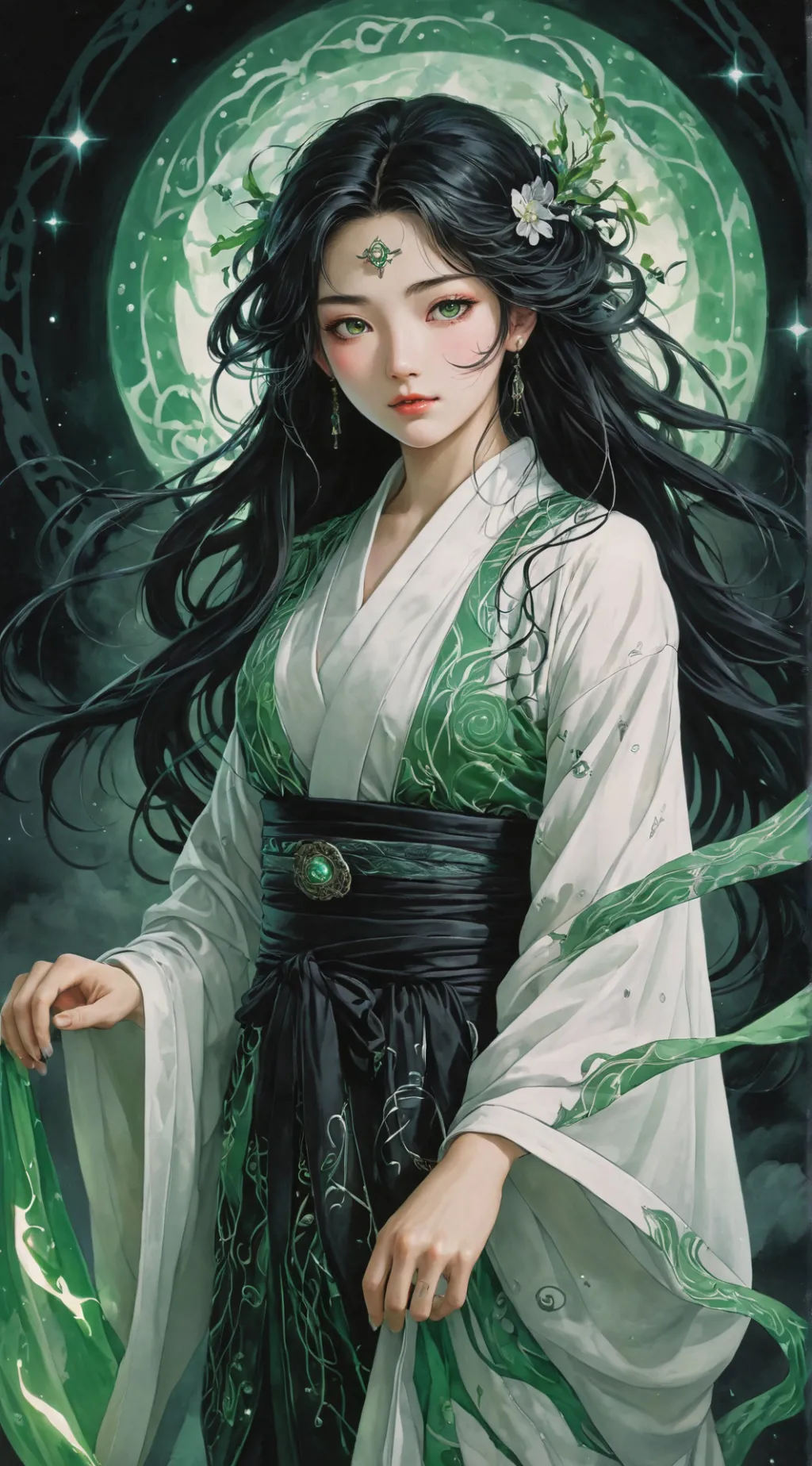 ai character: Elara background