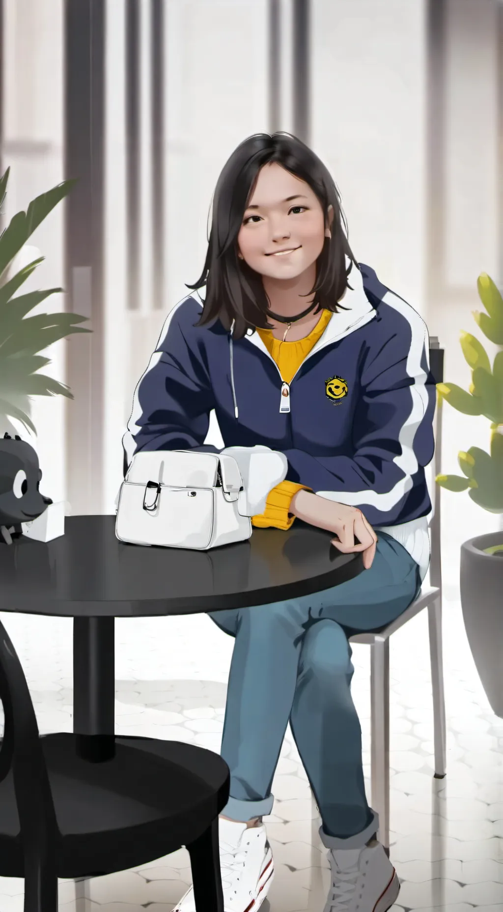 ai character: Maira  background