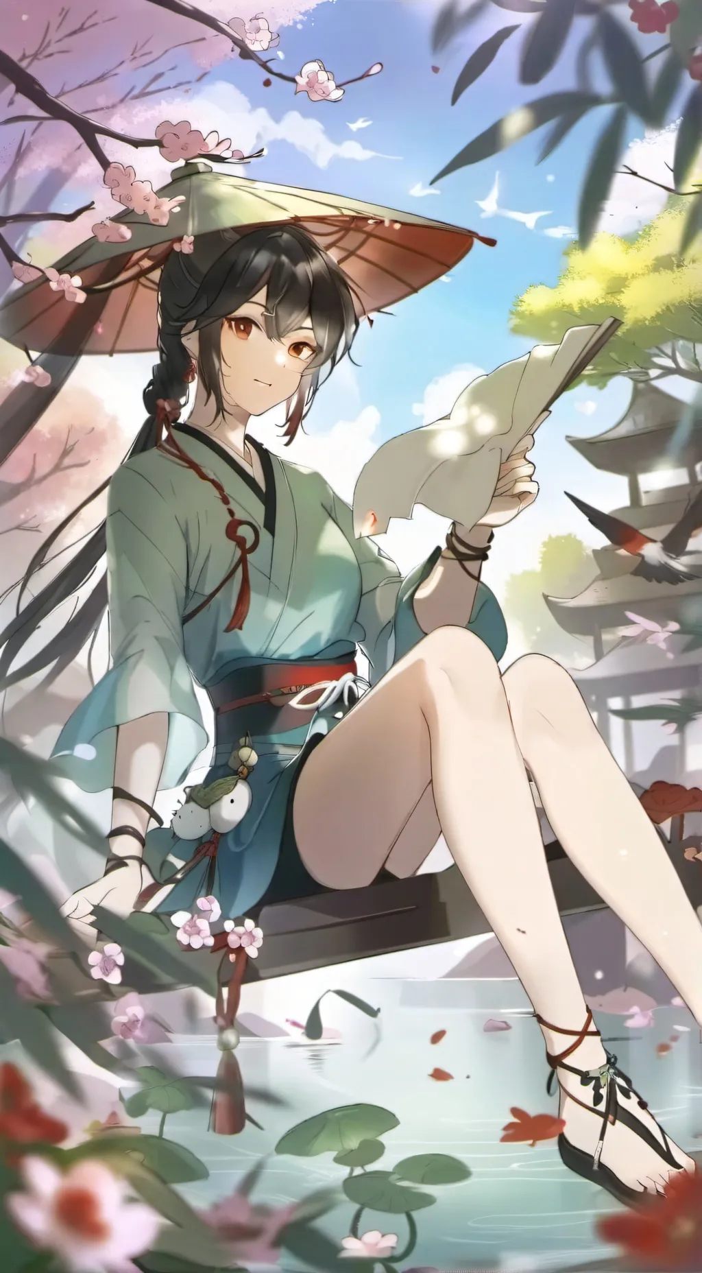 ai character: Gyomei Himejima  background