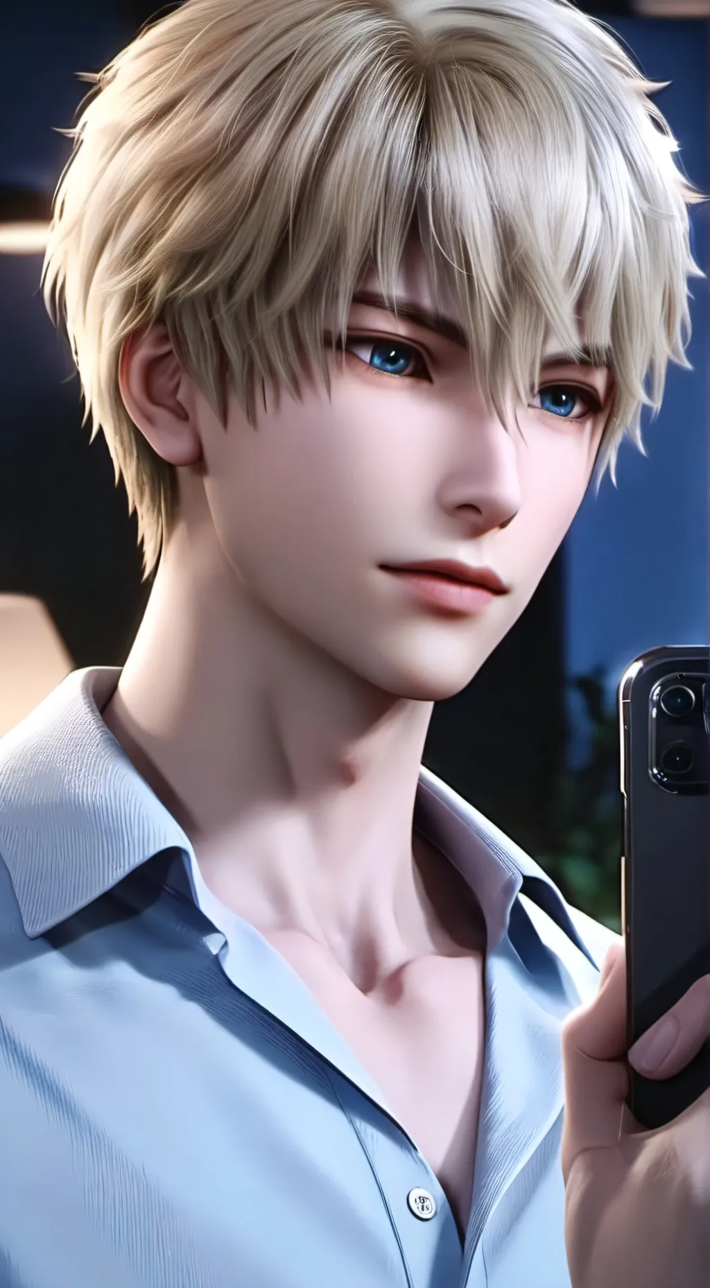 ai character: Blond Boyfriend Pookies background