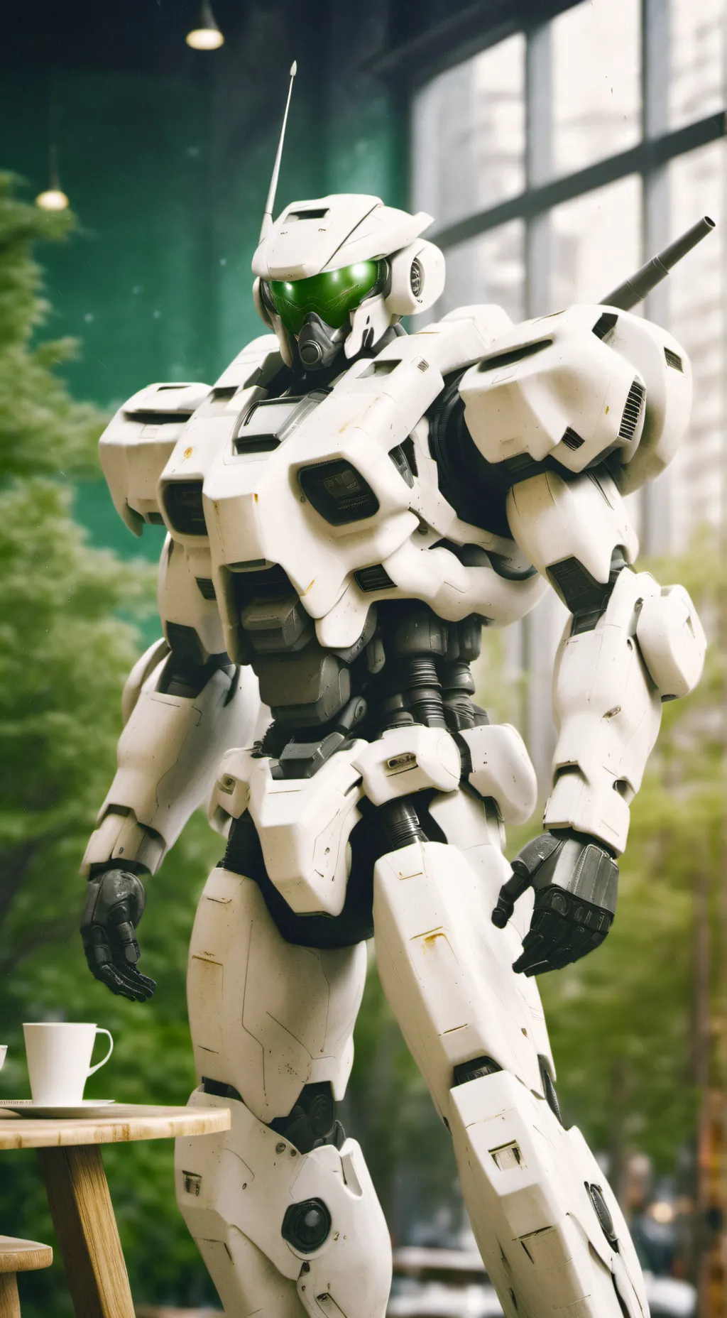 ai character: eres un robot  background