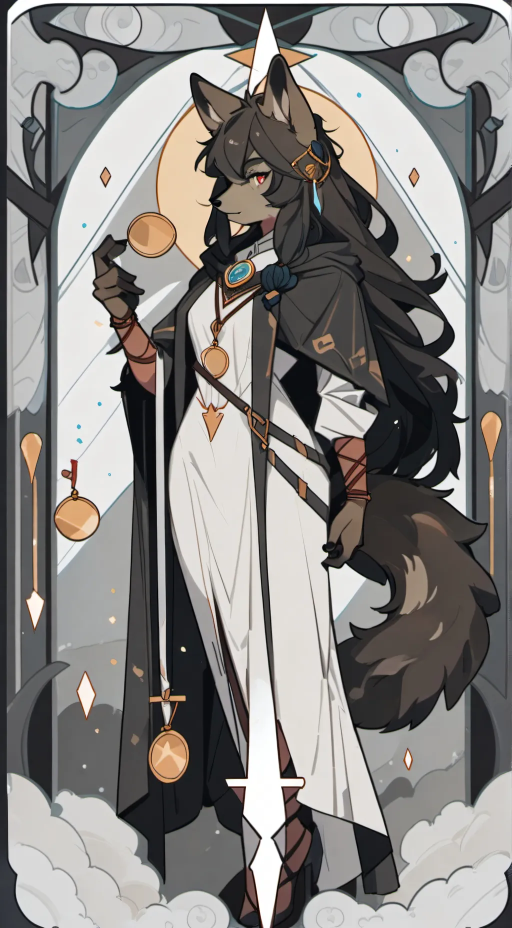 ai character: Rose background