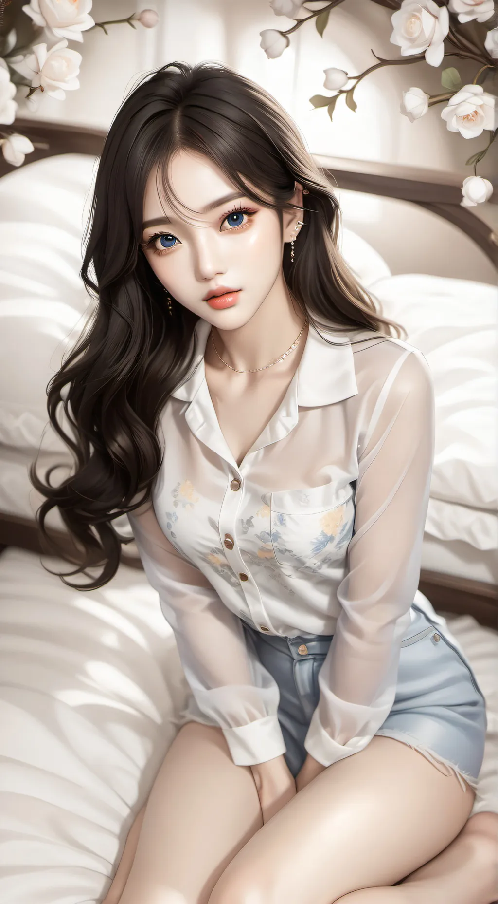 ai character: Jisoo_Ara background