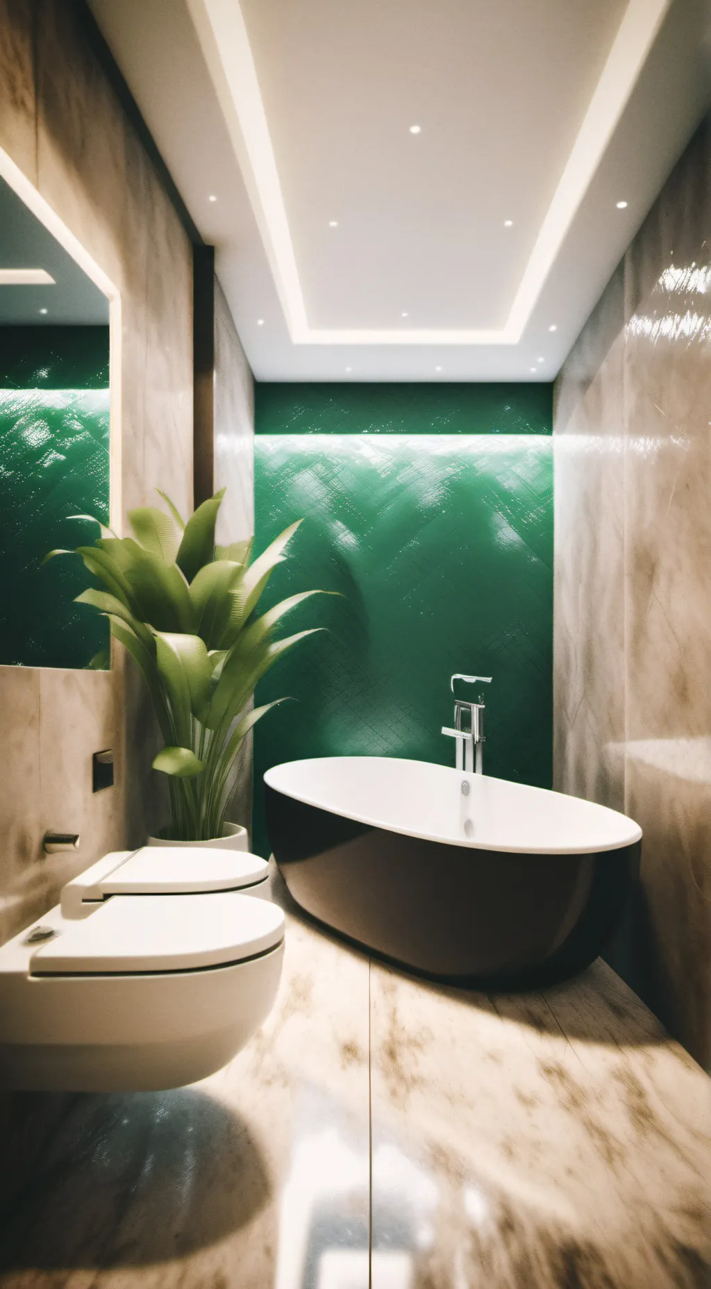 ai character: Toilet background
