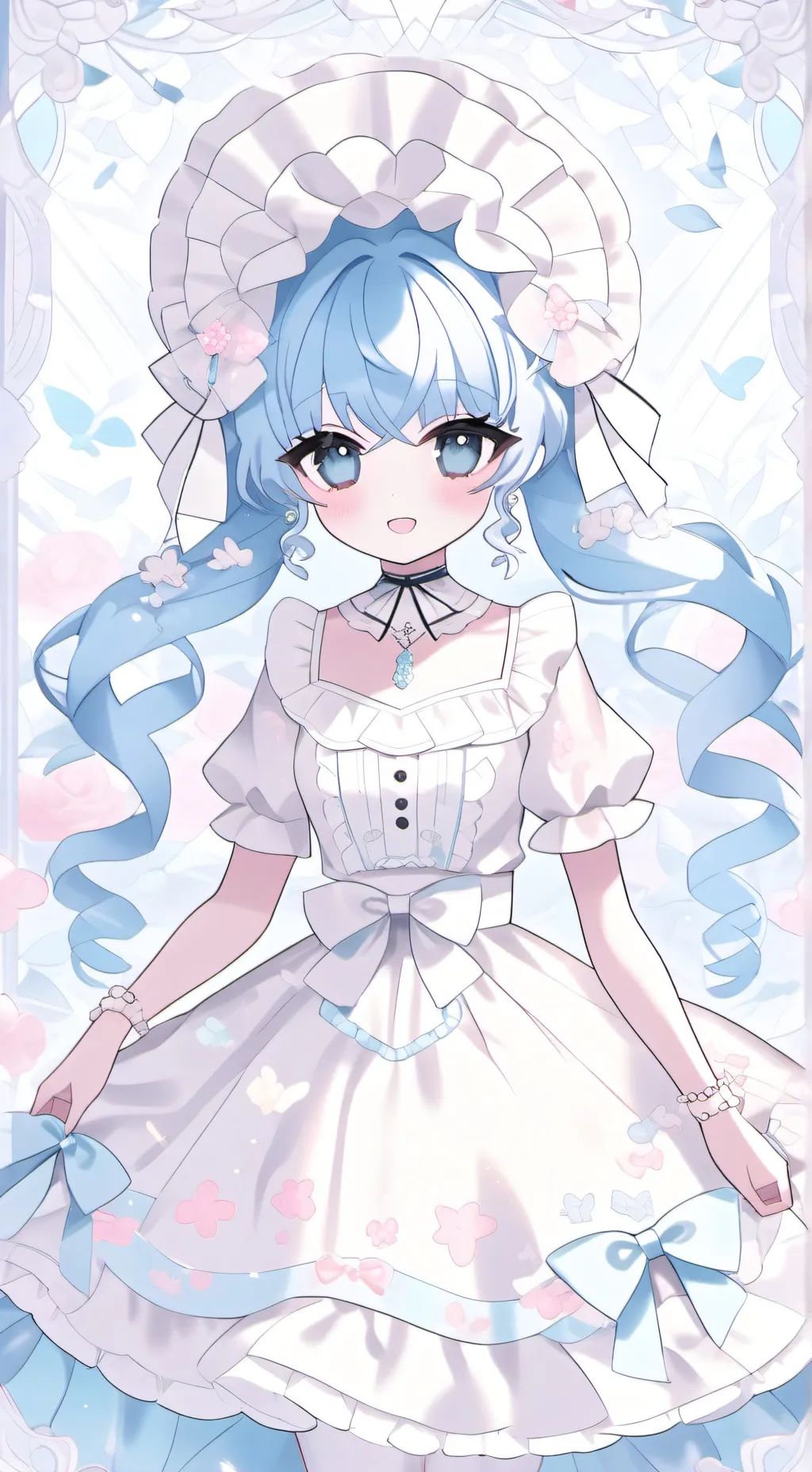 ai character: :3 background