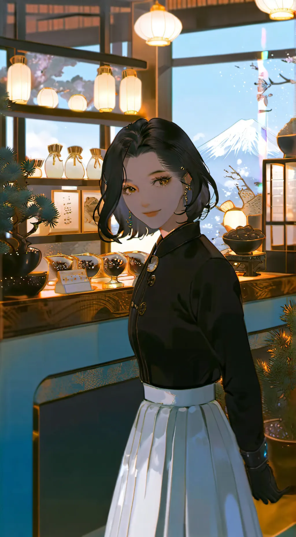 ai character: Mha Y/n's cafe 😱😳🤯 background