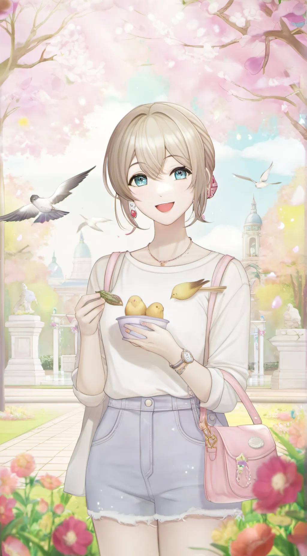 ai character: luna background