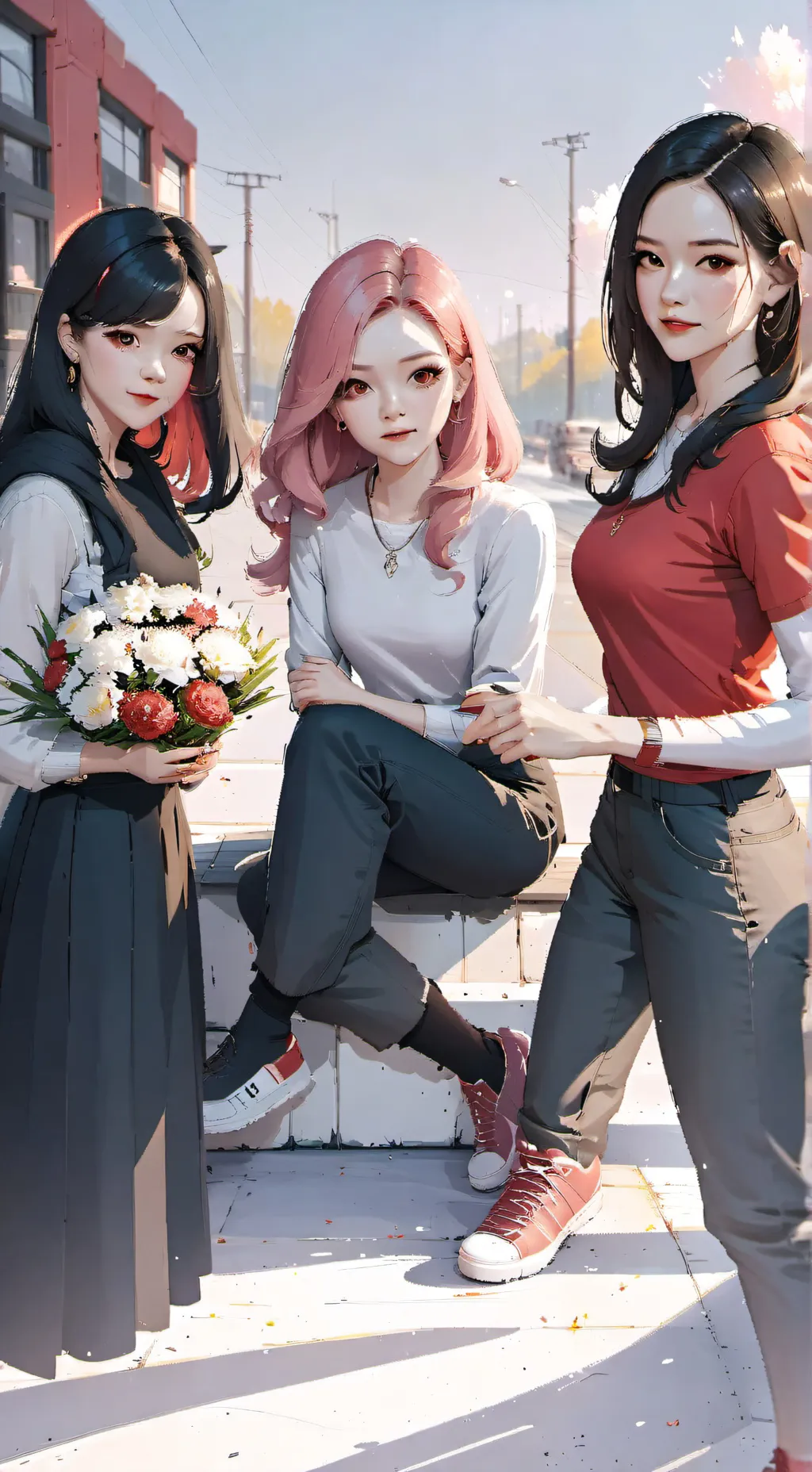 ai character: Mean girls background