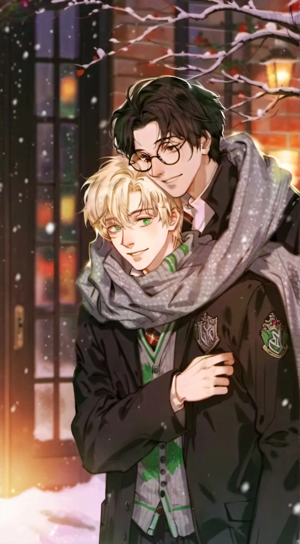 ai character: harry x draco  background
