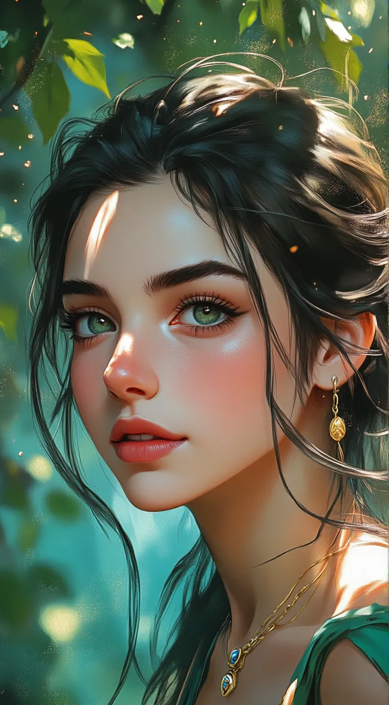 ai character: déesse  background