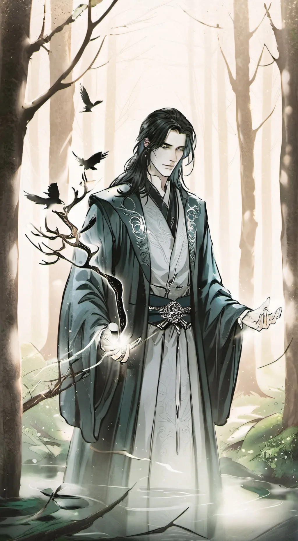 ai character: Adam Charmant background