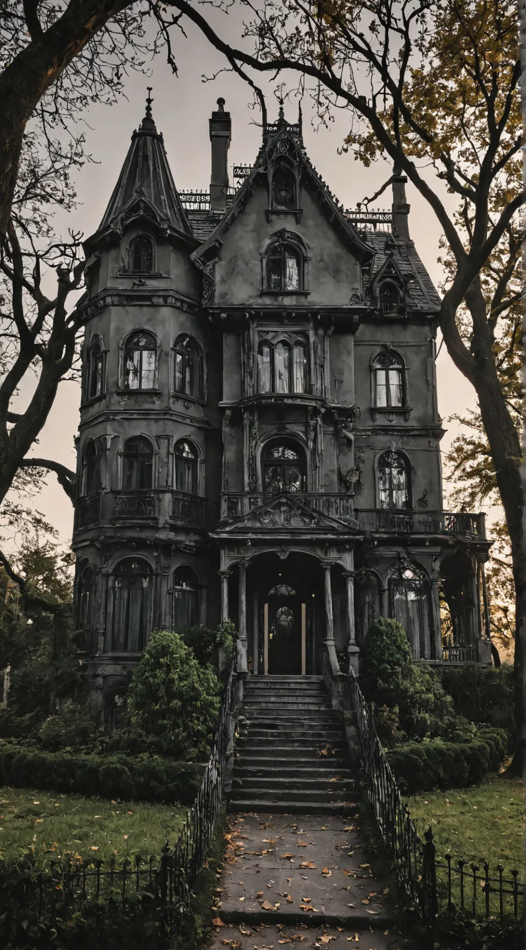 ai character: The Mansion  background