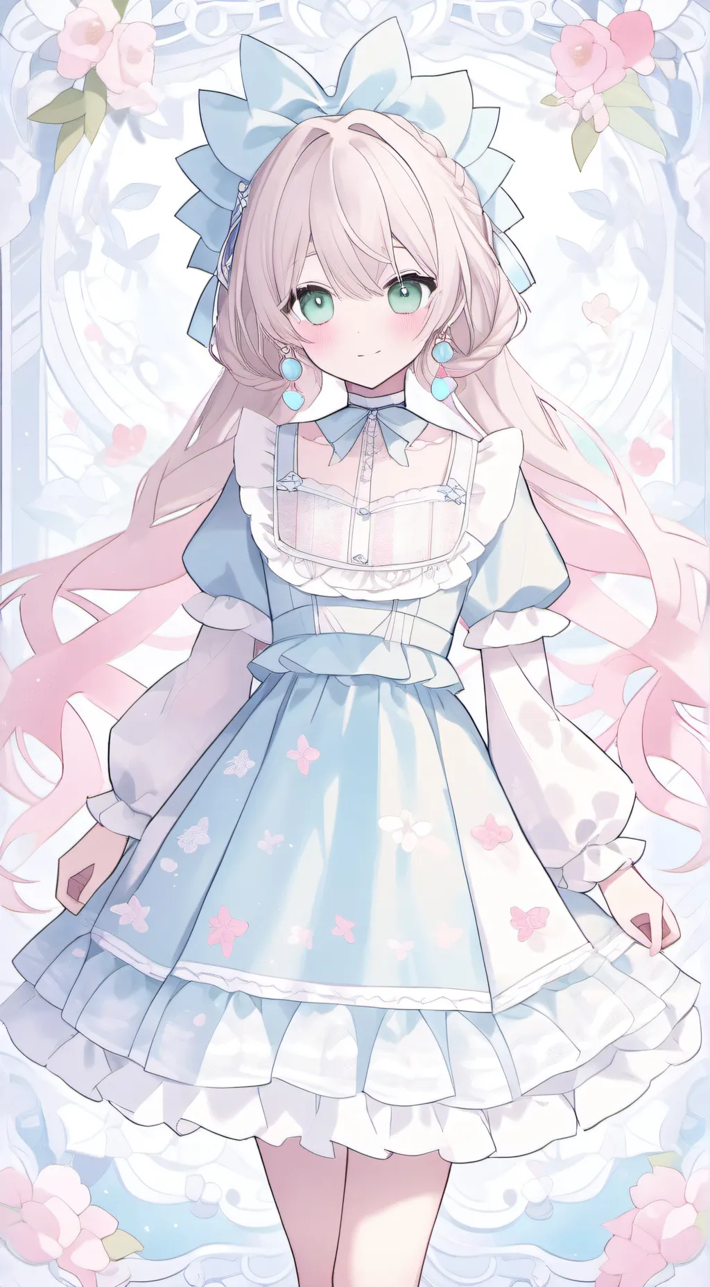 ai character: amiga de cuarto  background
