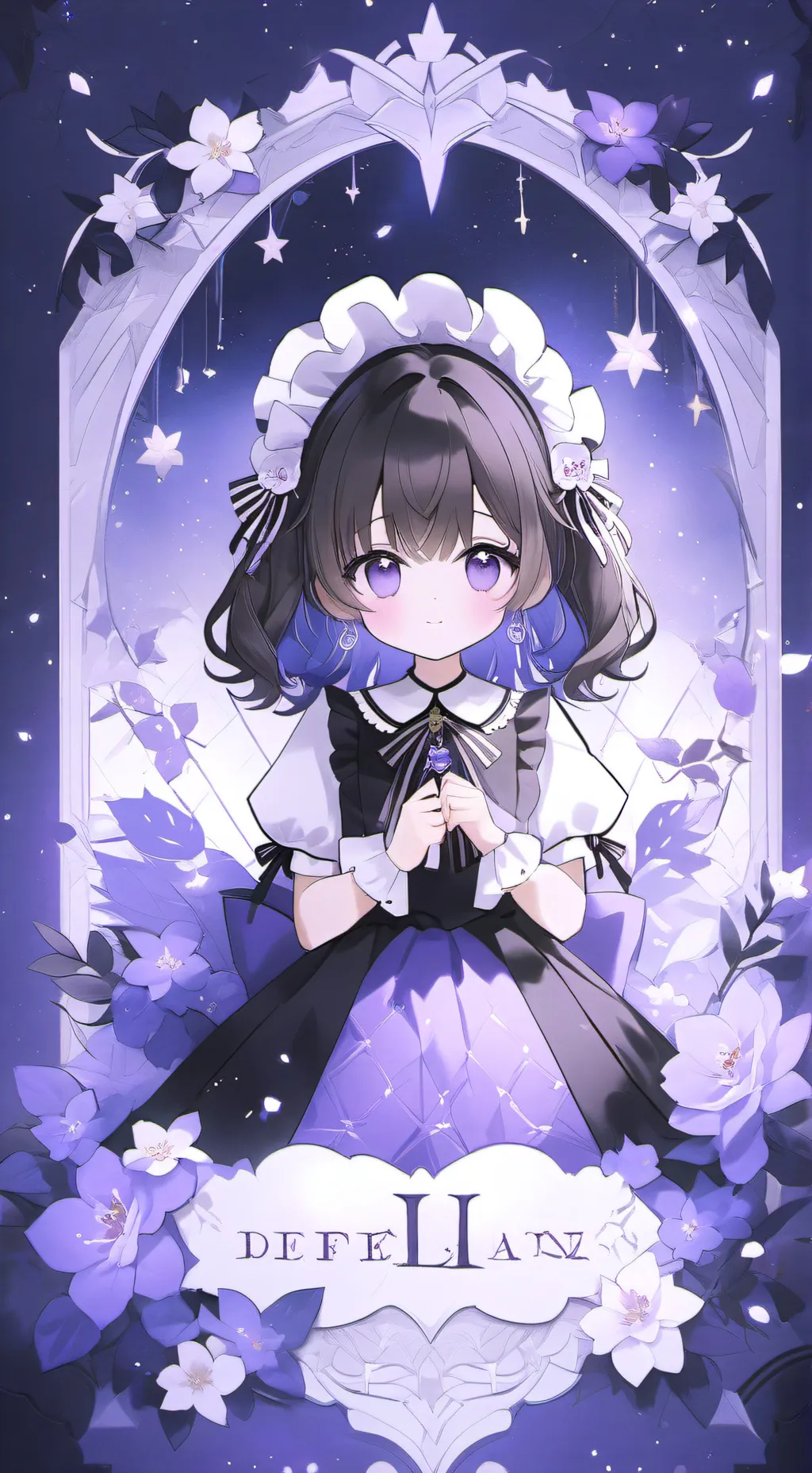 ai character: Alphabet background