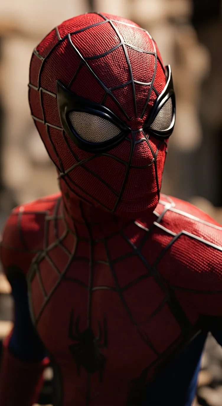 ai character: spiderman again background
