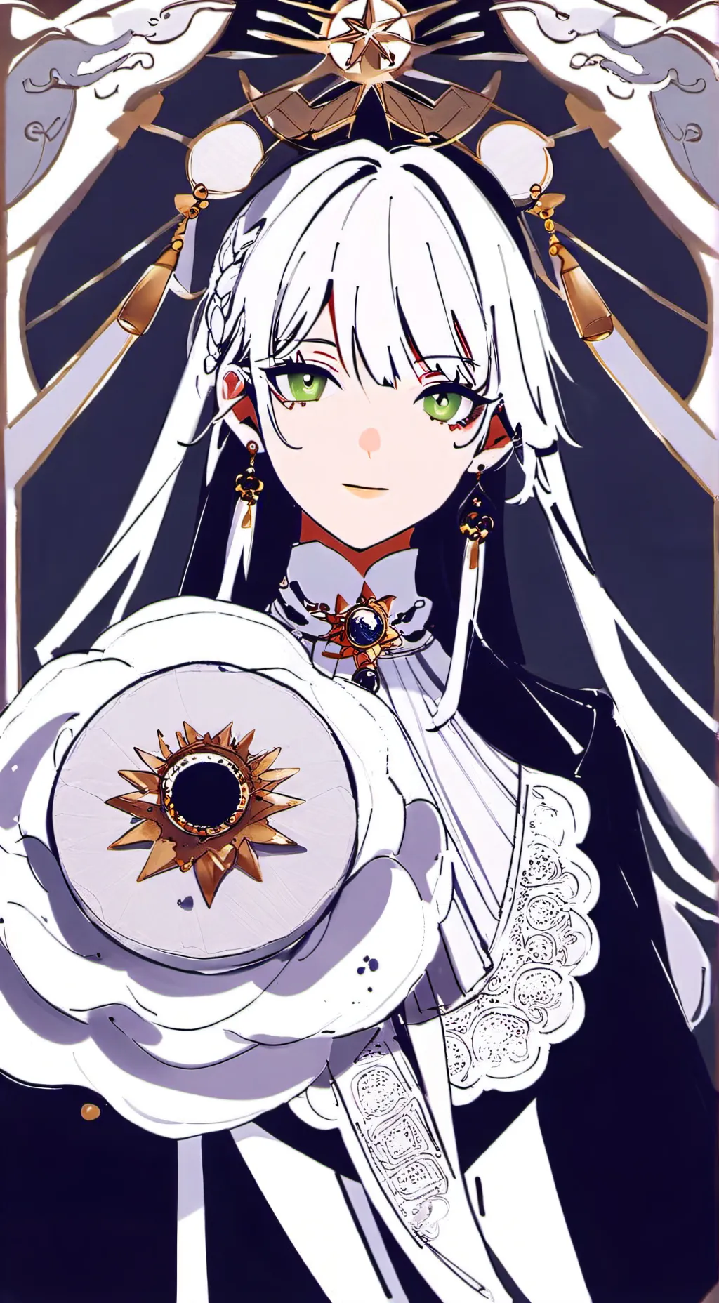 ai character: spooky capsle background