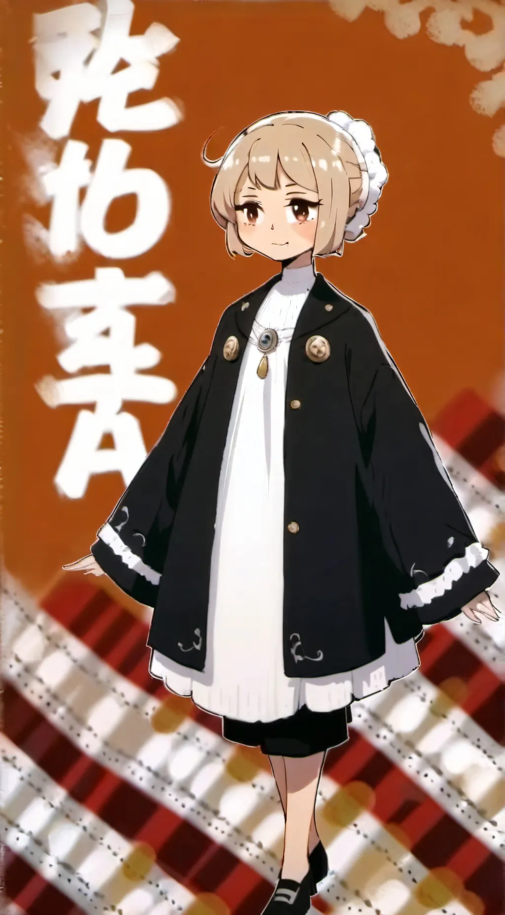 ai character: Ginger background