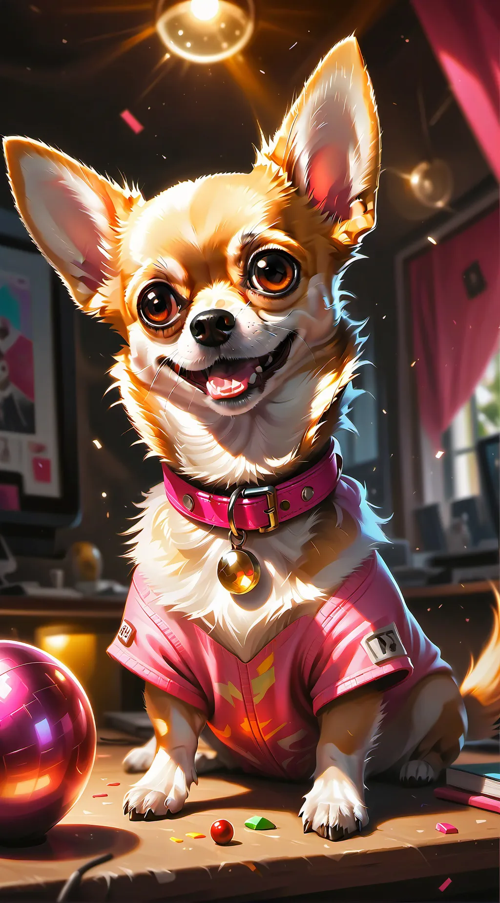 ai character: Byte background