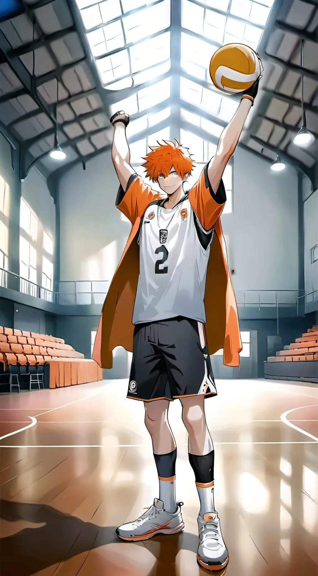 ai character: HAIKYUUU!!! background