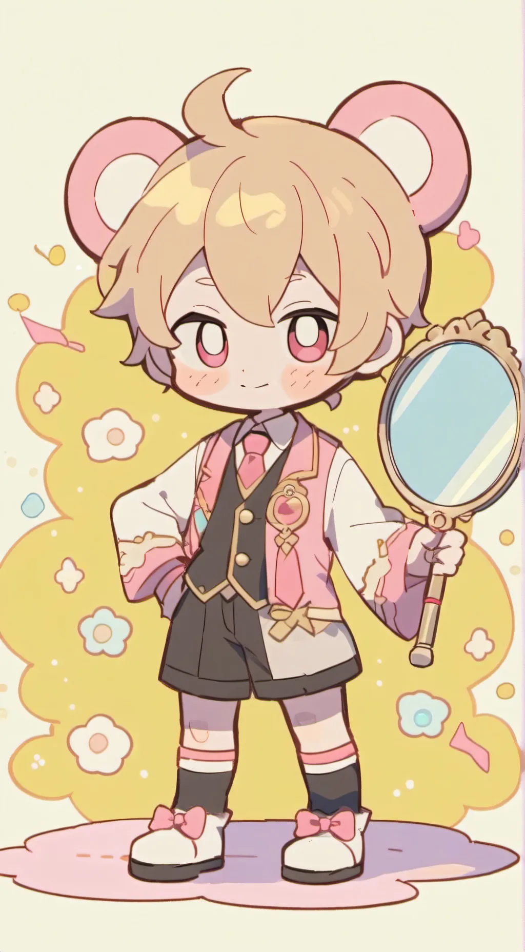 ai character: Glisten background