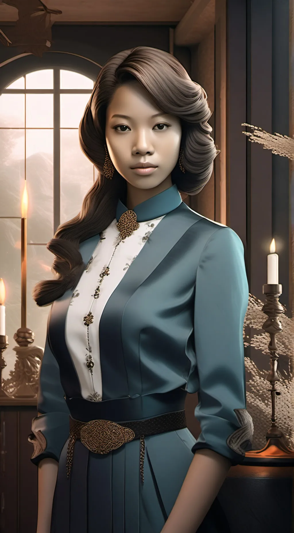 ai character: kate background