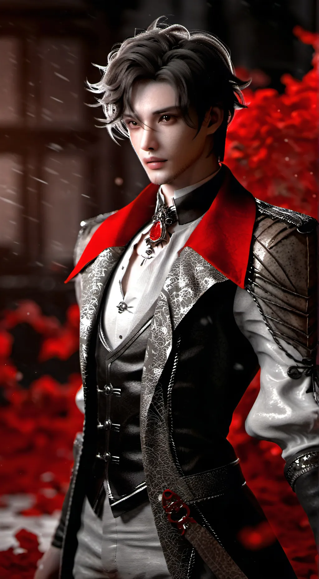 ai character: SEÑOR SILVER background