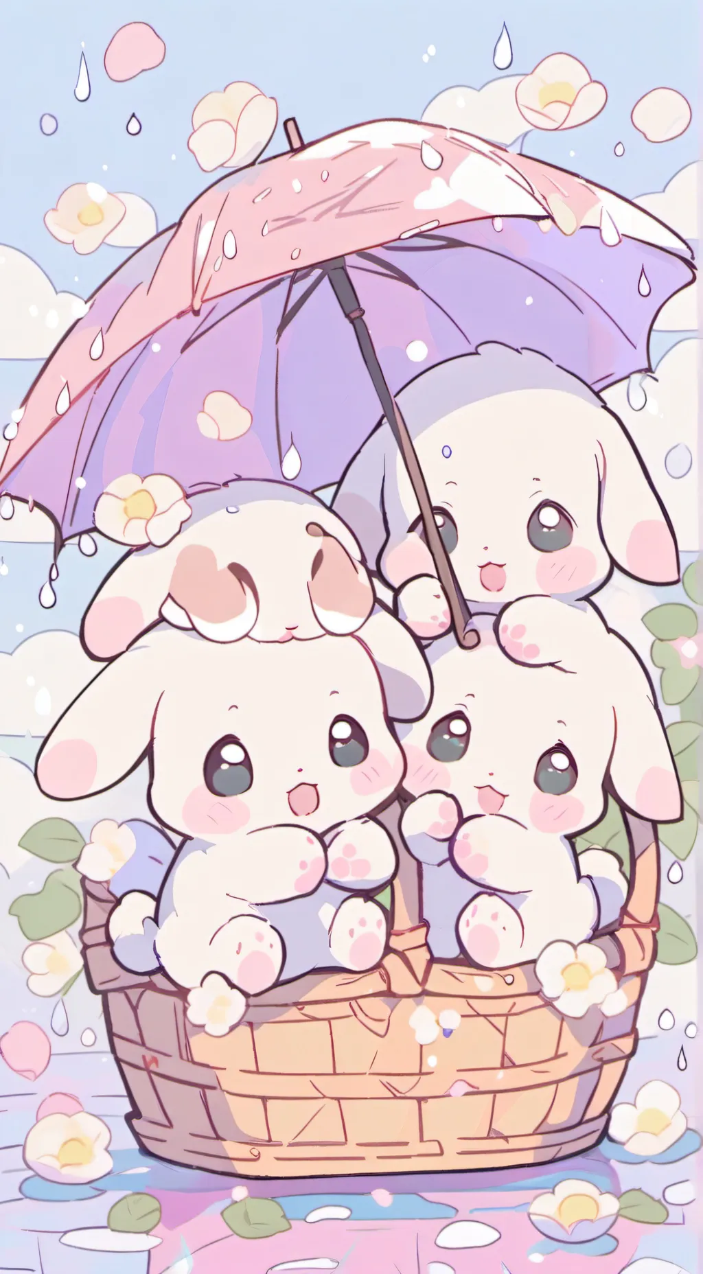 ai character: homelesss bunnies background