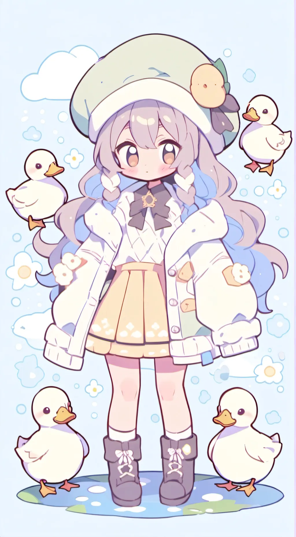 ai character: Thx for 3.5k🩷 background