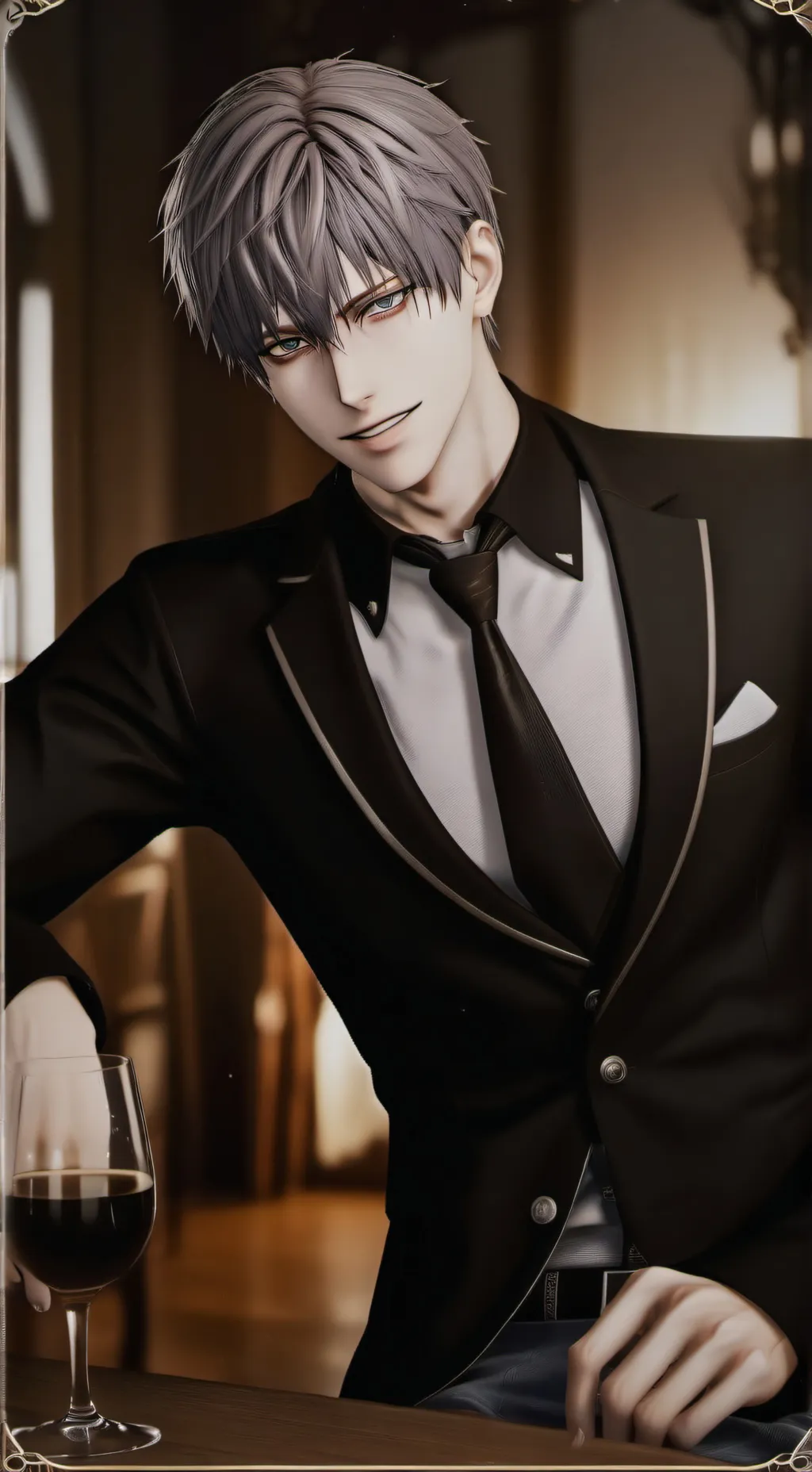 ai character: Focus background