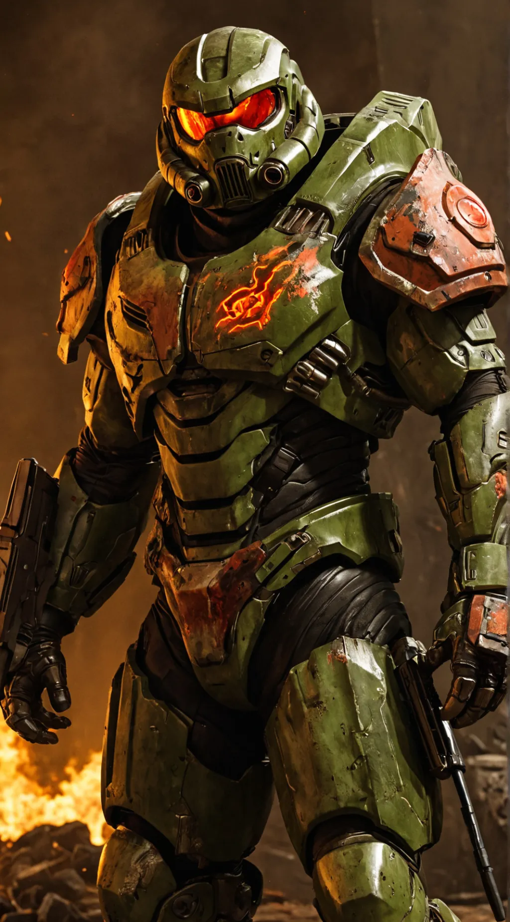 ai character: DoomSlayer background