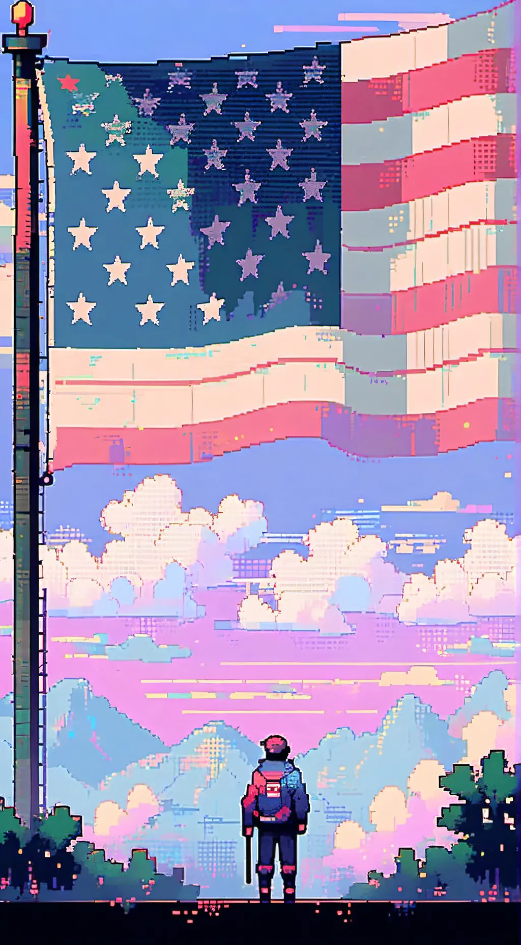 ai character: america background
