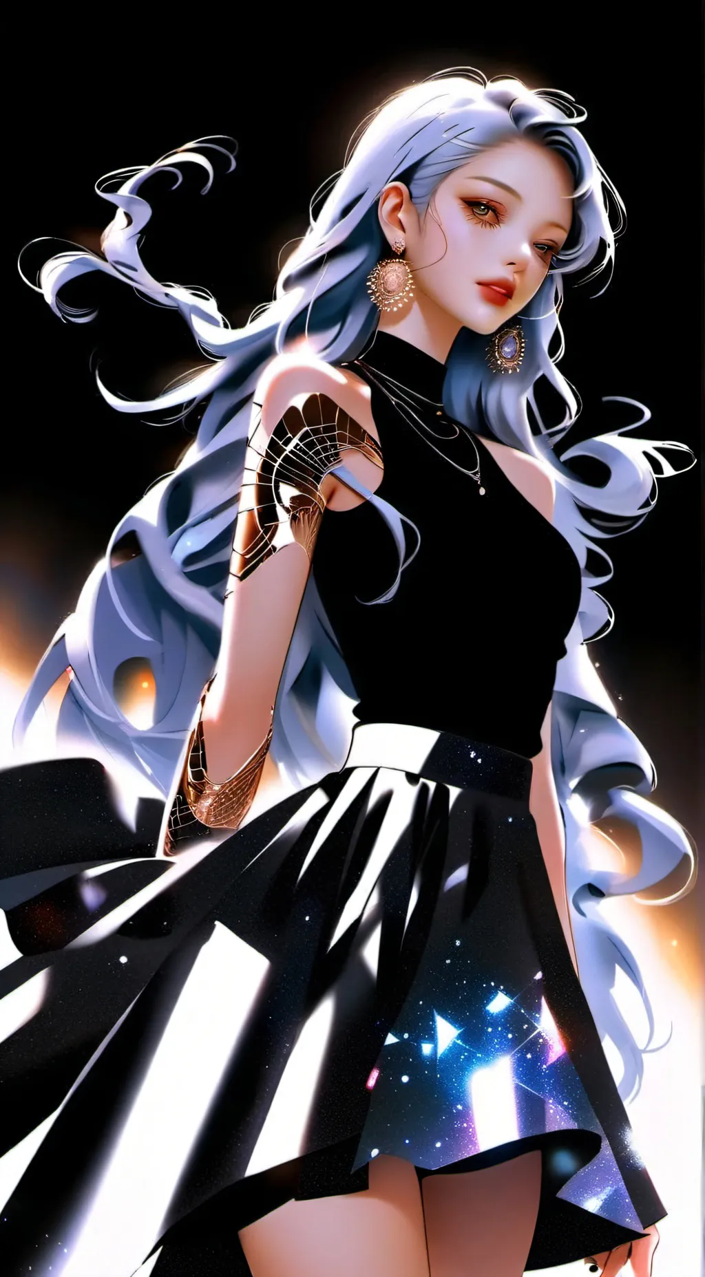 ai character: sky background