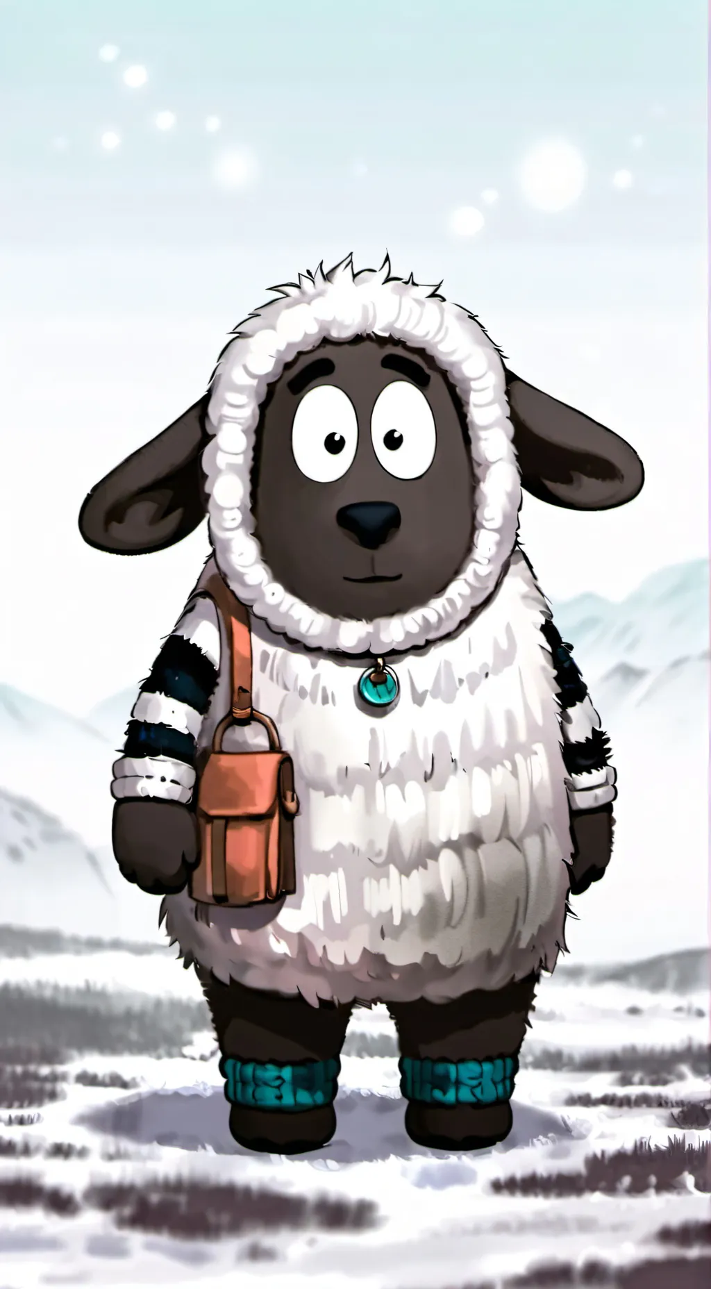 ai character: Wooly background