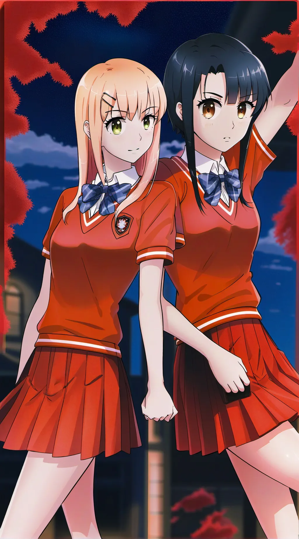 ai character: Akane and Ruri background