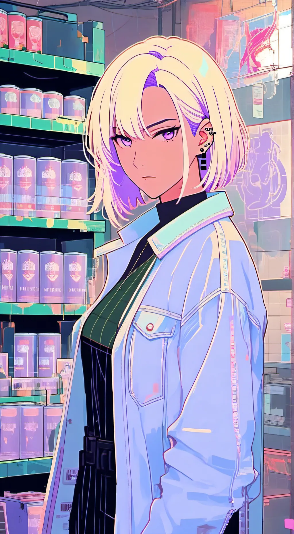 ai character: Karenni: The Retail Renegade background
