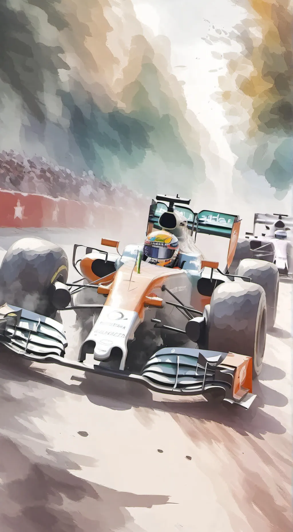 ai character: F1 24 BUT... background