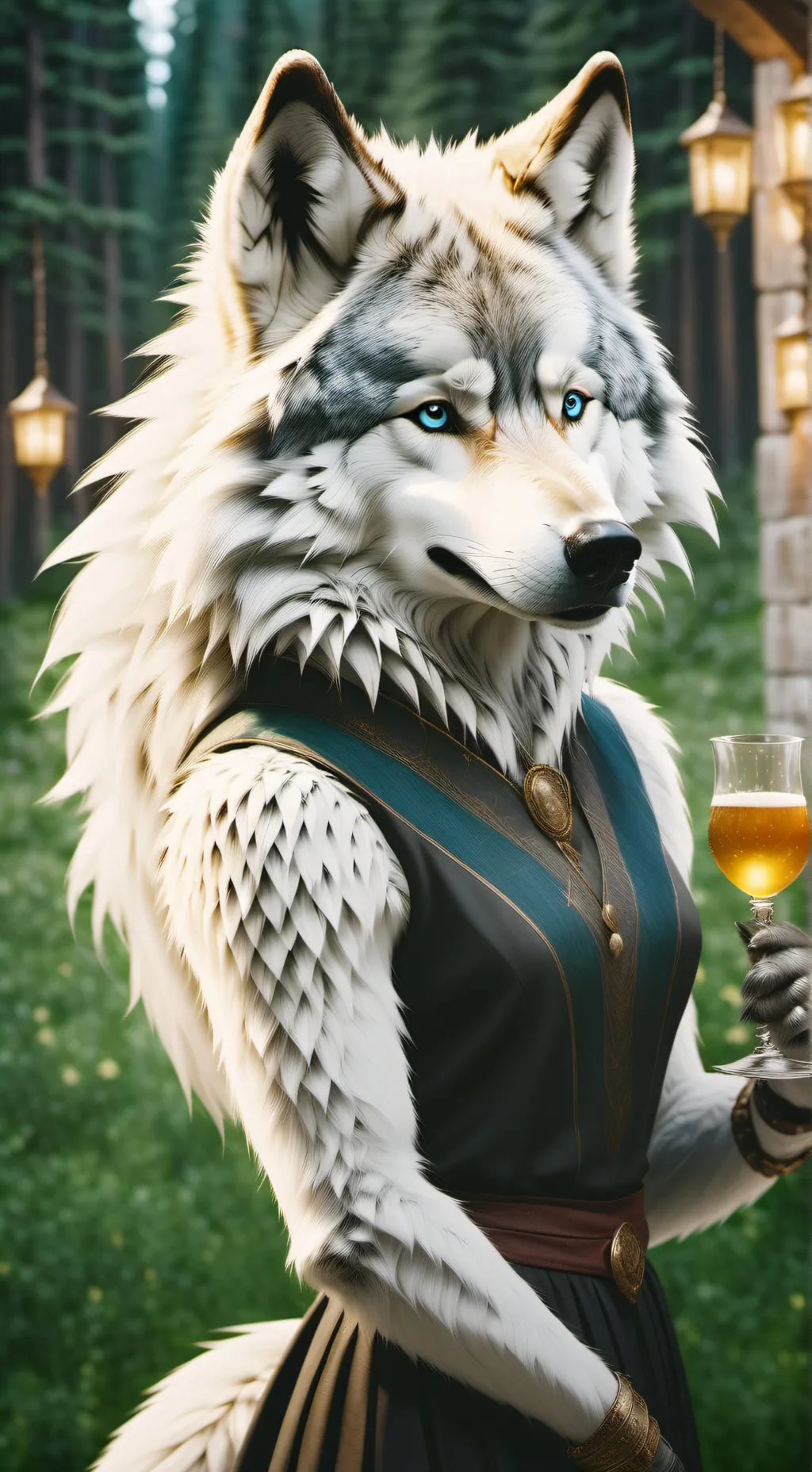 ai character: Sable Wolfington background