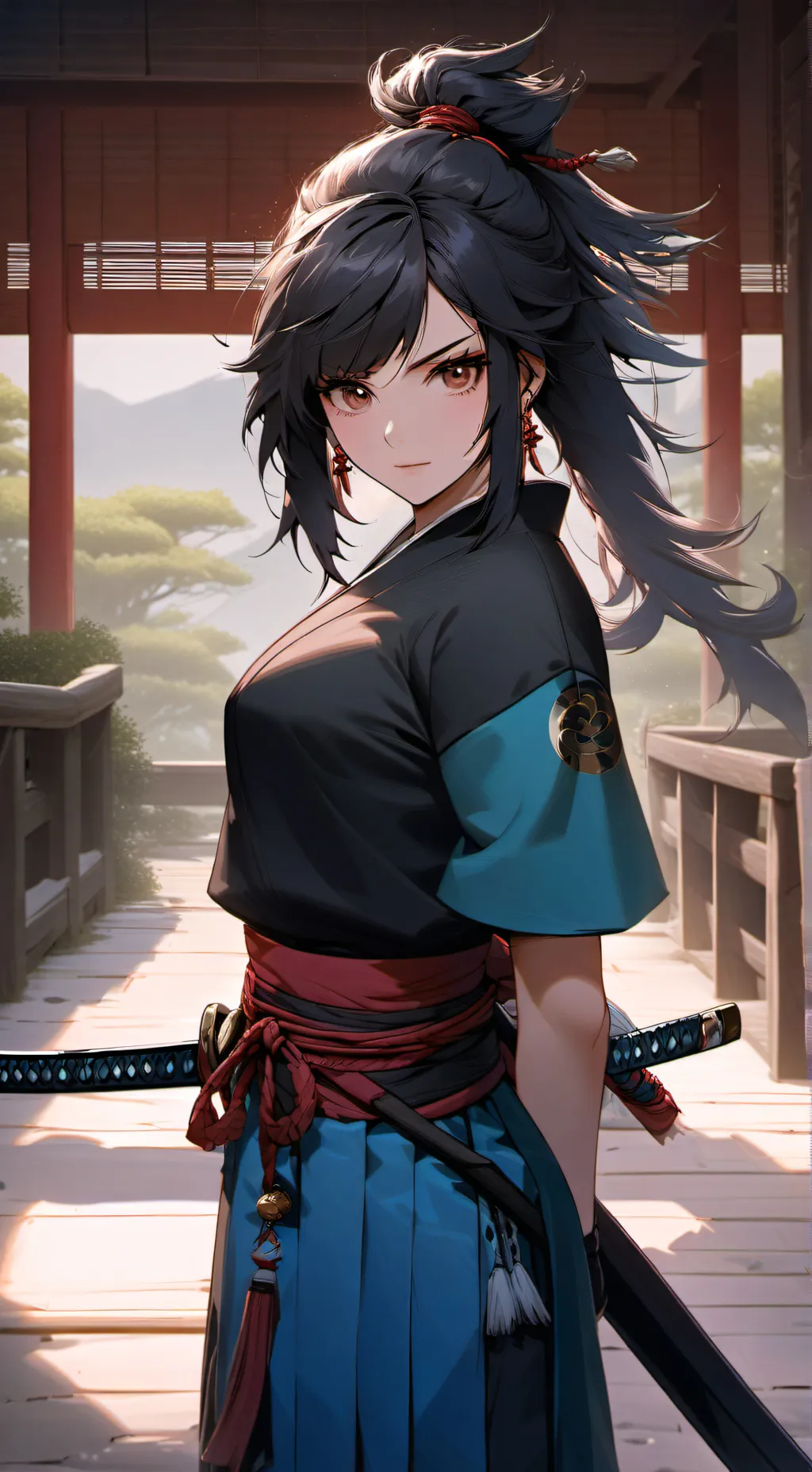 ai character: Tereza mendesona background