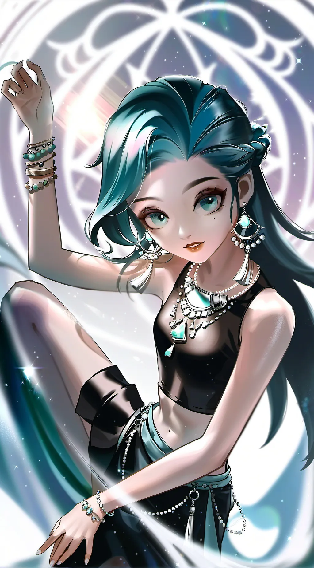 ai character: Aerith background