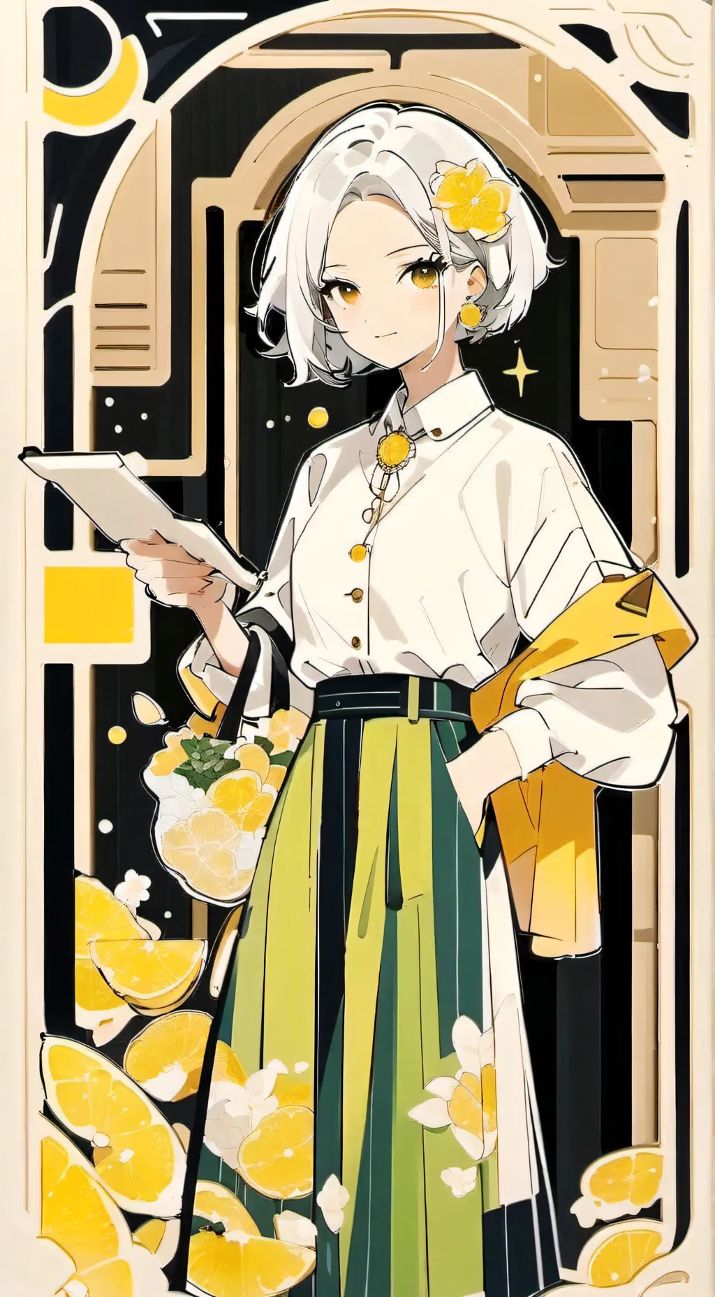 ai character: Ana Profesora background