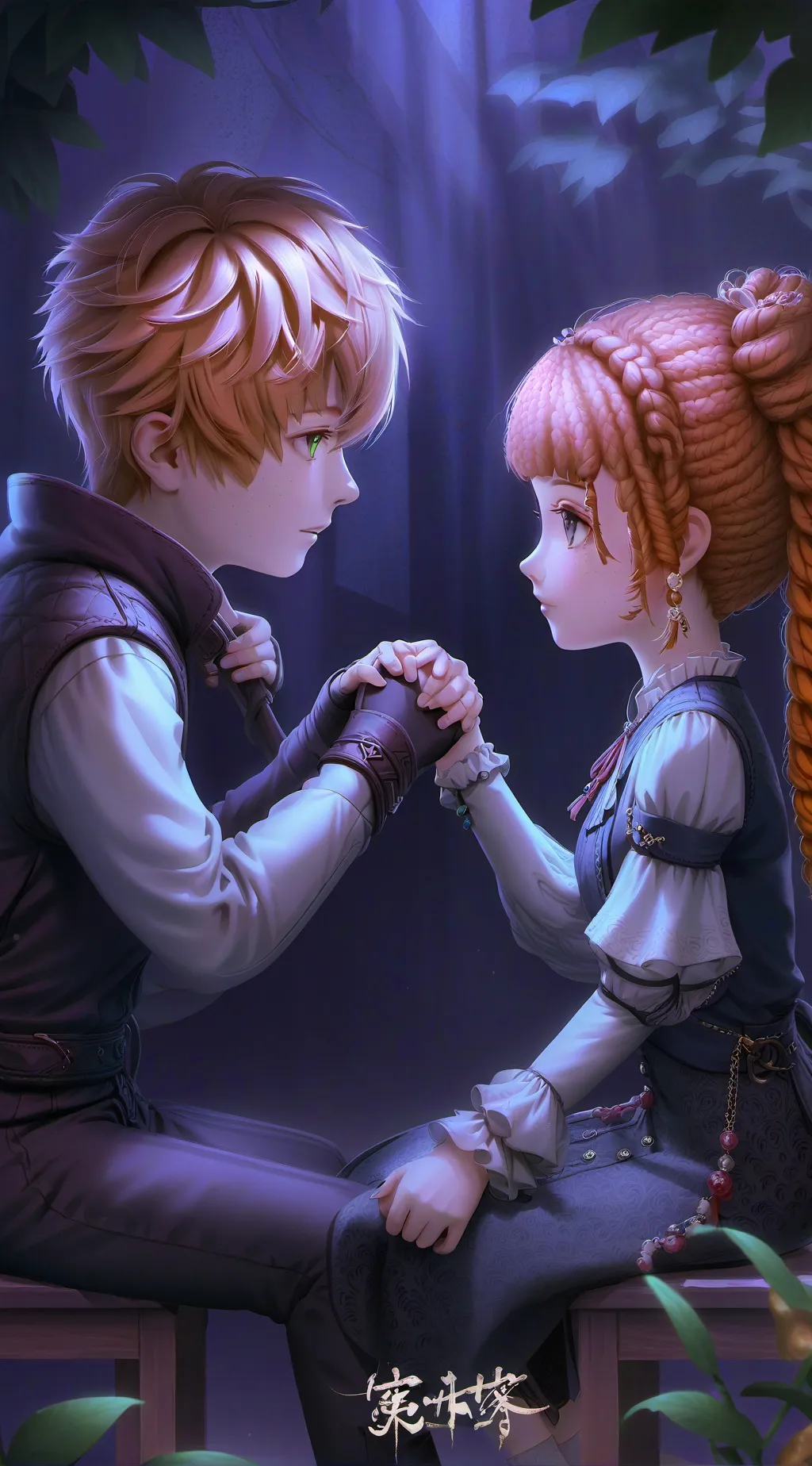 ai character: Forbidden love p2 background