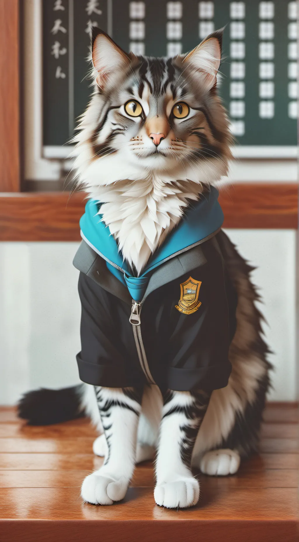 ai character: Cat Aizawa au  background