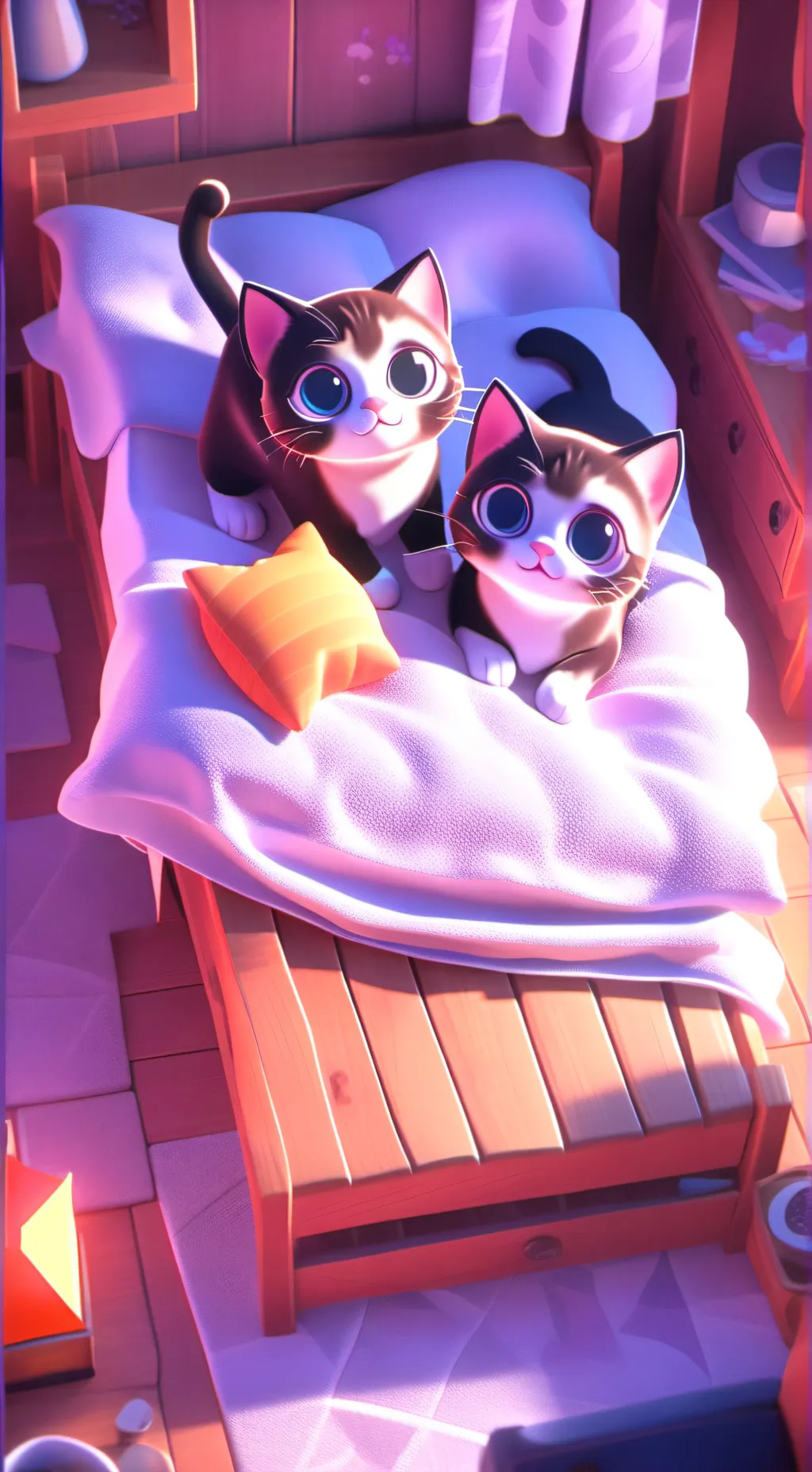 ai character: cats: background