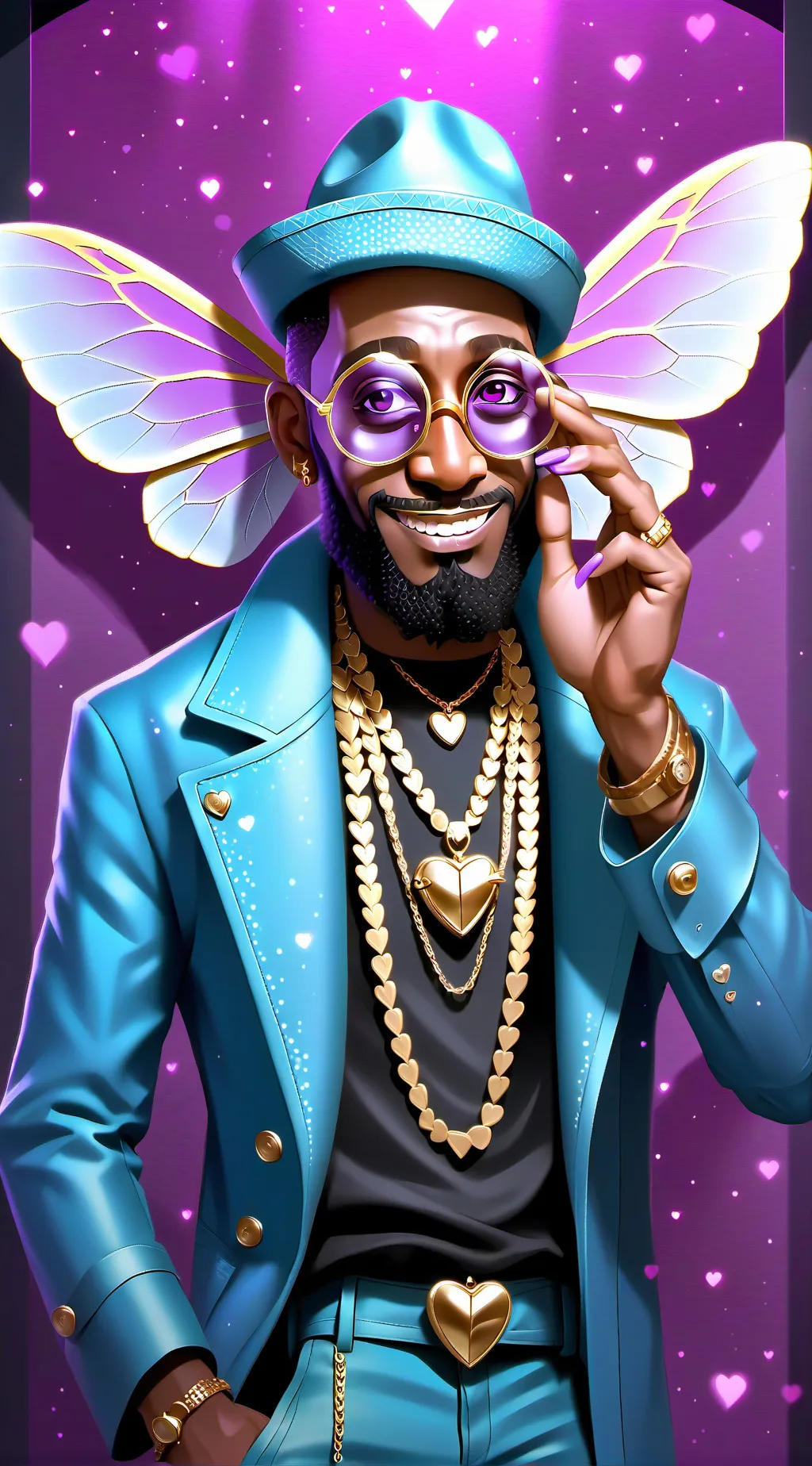 ai character: Valentino background