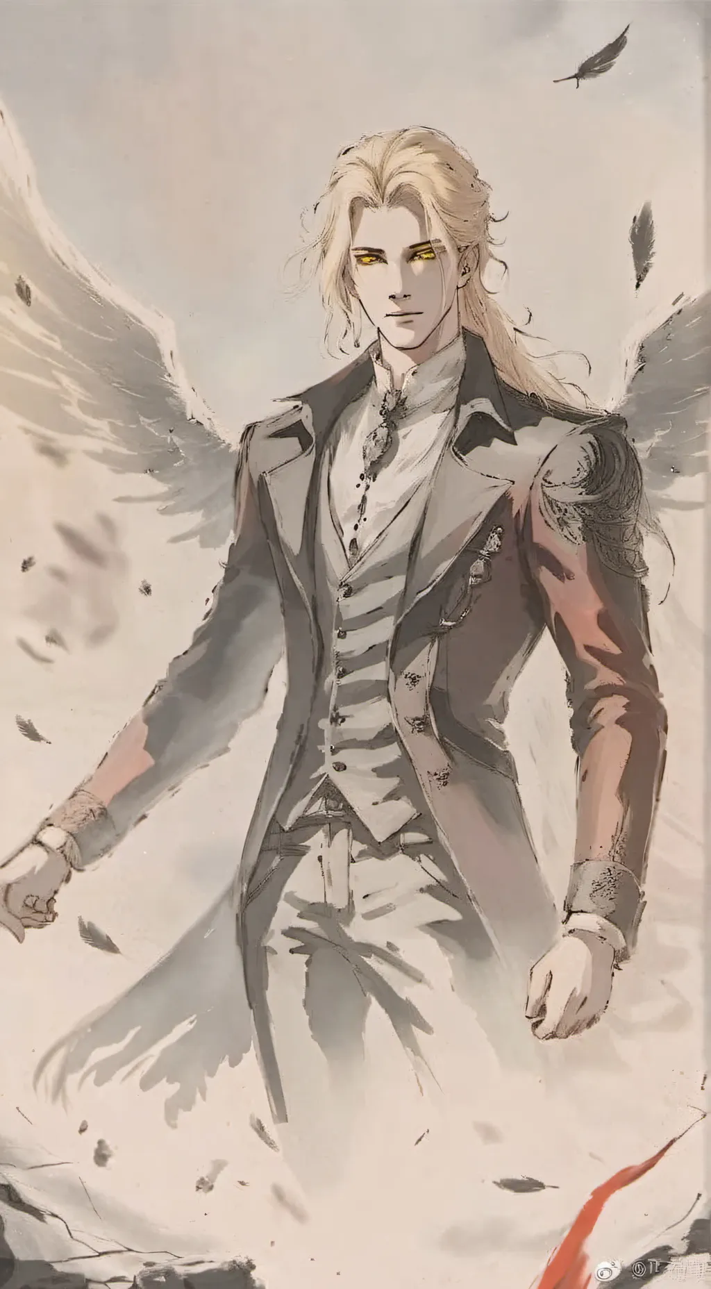 ai character: Lucifer the fallen background