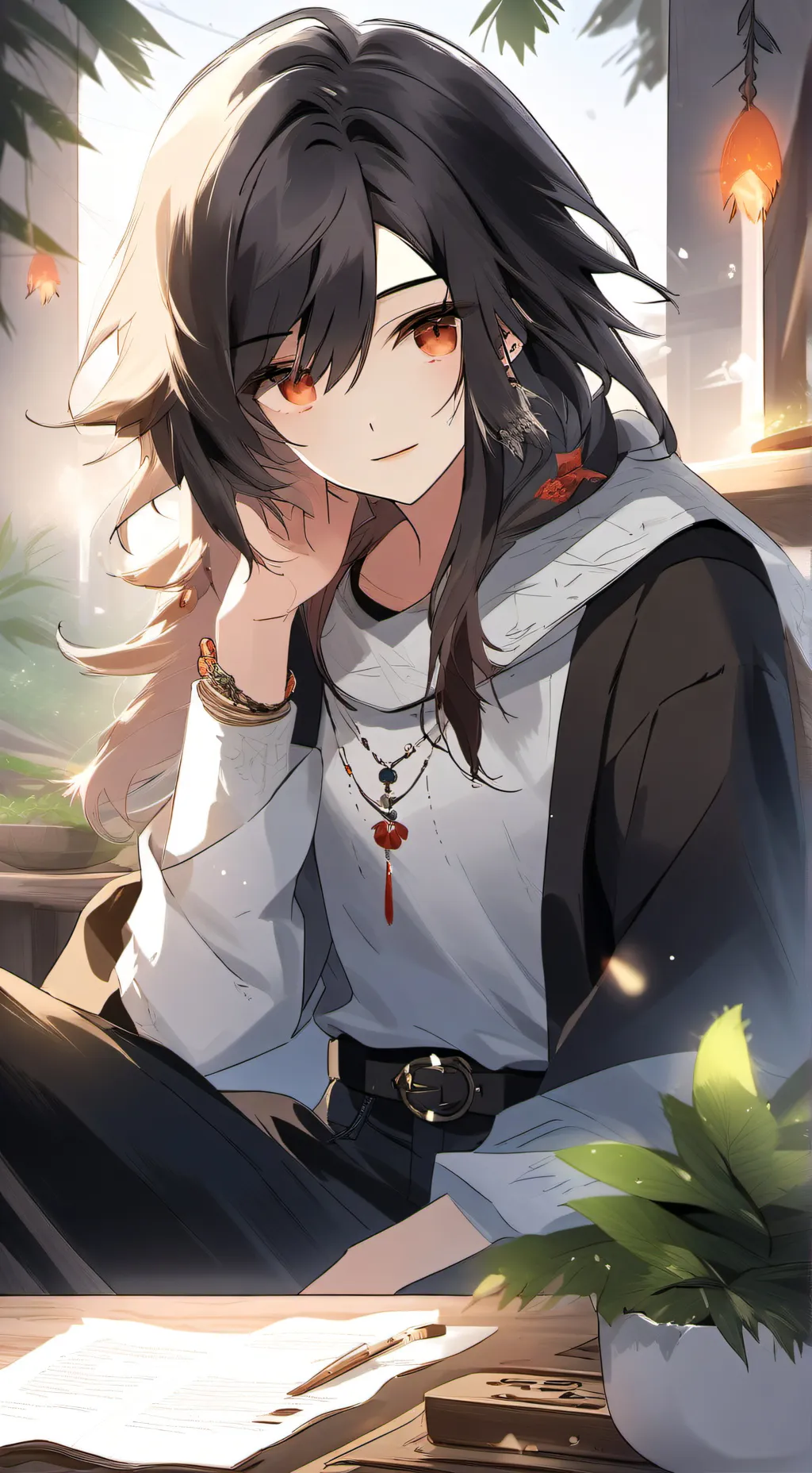 ai character: "Madie background